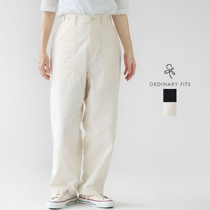 Ordinary fitsのリップストップファティーグパンツ正面全体画像