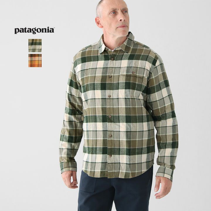 Patagonia FA18 ライトウエイト フィヨルドシャツ 長袖 フランネル メンズ・ロングスリーブ・ライトウェイト・フィヨルド・フランネル