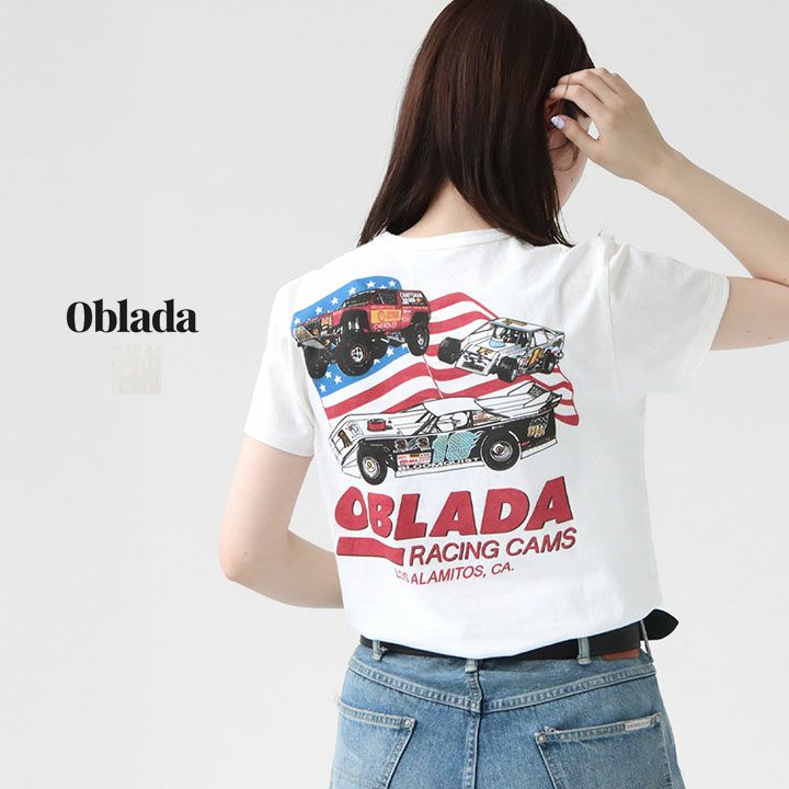 Oblada オブラダ｜レーシング プリントTシャツ M2510CU22