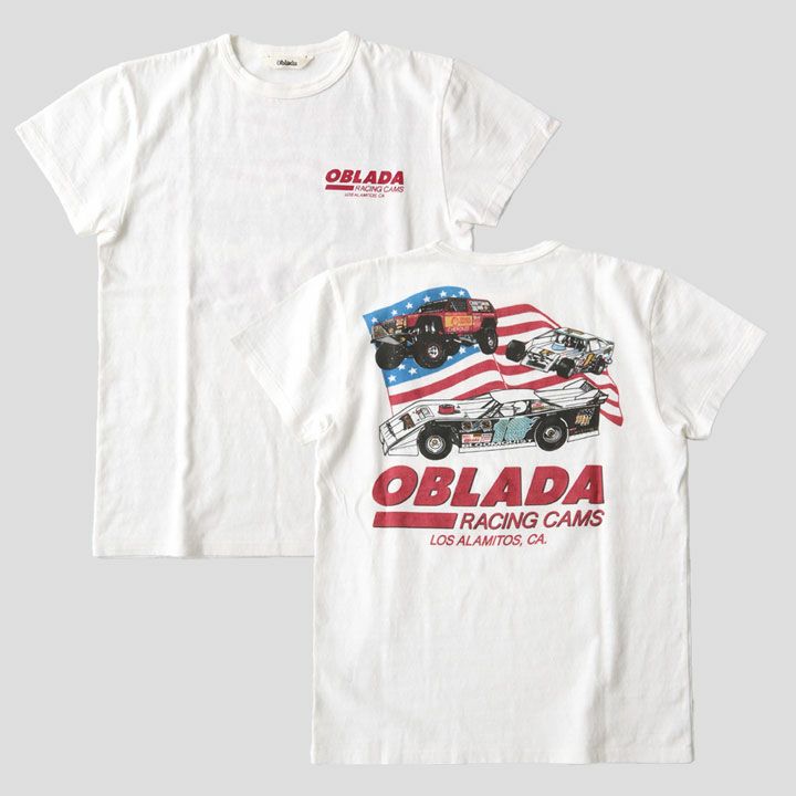 Oblada オブラダ｜レーシング プリントTシャツ M2510CU22の通販