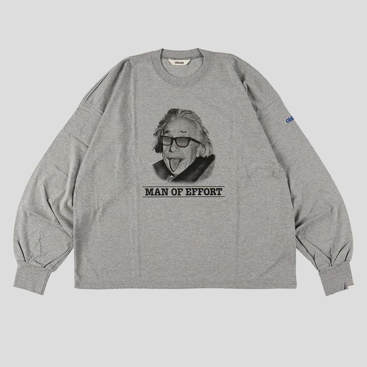 Oblada MAN OF EFFORT 長袖Tシャツ グレー 楽天市場】【Oblada(オブラダ)】別注 MAN OF EFFORT TEE ADAM ET ROPE