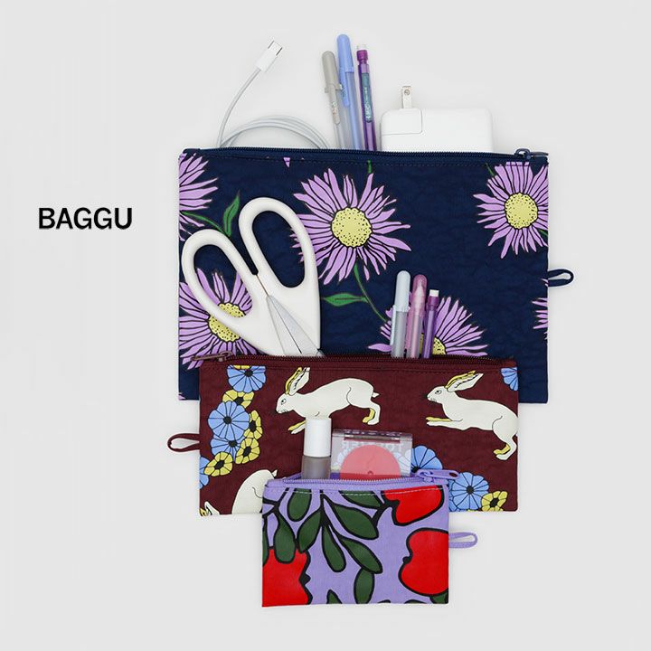 【新品未使用】BAGGU/フラットポーチセット/天体系 新品未使用】BAGGU/フラットポーチセット/天体系 - メルカリ