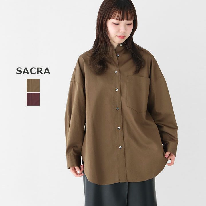 SACRA サクラ｜SUPERIOR コットン ポプリンシャツ 125517071
