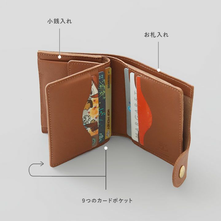 三面カード収納で使いやすいIL BISONTEの財布