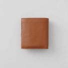 IL BISONTE二つ折りウォレットのカスターニャ色背面