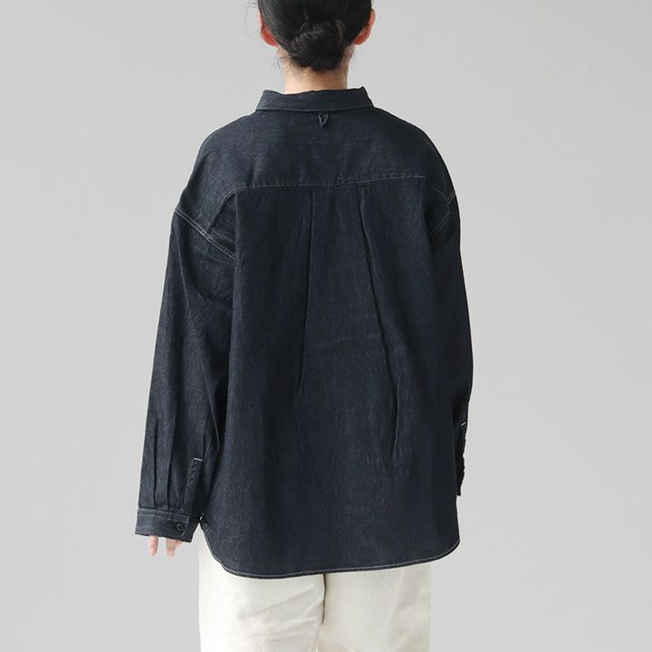 PRIT プリット｜6ozデニム レギュラーカラーシャツ P80644の通販｜NEWS