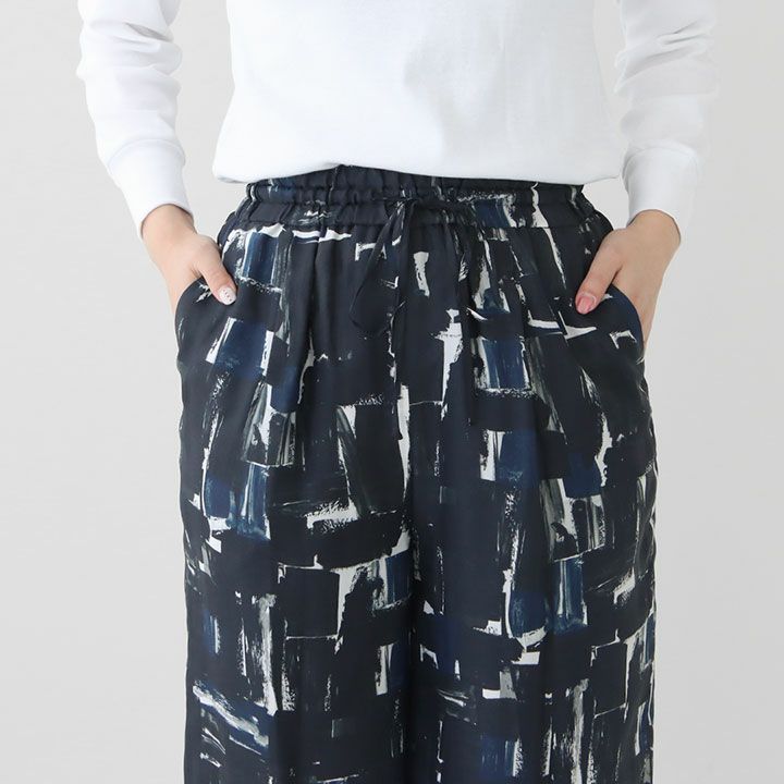 SACRA サクラ｜ブラッシュペインティング パンツ 125510112の通販