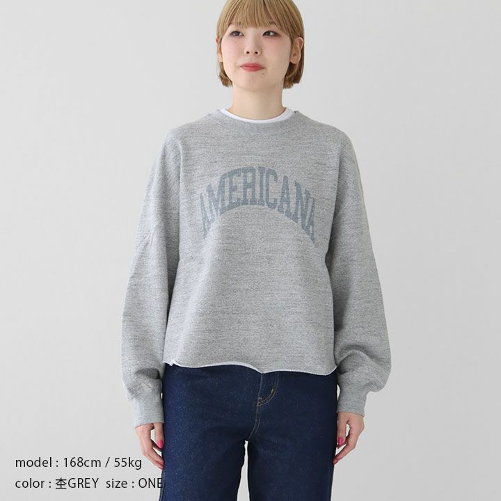専用【5687様】AMERICANA/アメリカーナ　カットオフスウェットフーディ WEB先行予約】[Americana/アメリカーナ] 別注 AMRCN プリント
