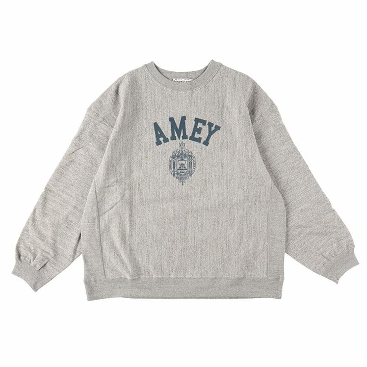 AMERICANA アメリカーナ｜14G裏毛 リバースウィーブ クルーネック