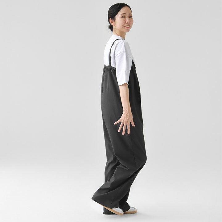 NARU ナル｜LANATEC-ECO ツイルストレッチ オールインワン 665865の