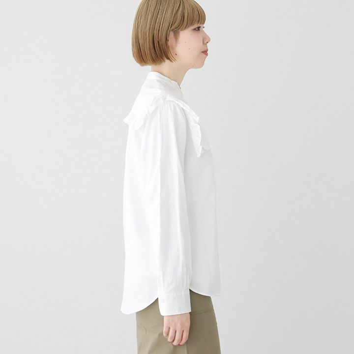 dahl'ia ダリア シースルー ブラウス 式典 新品未使用品 dahl'ia（ダリア）の「【別注】＜dahl'ia＞シアー フリル ブラウス