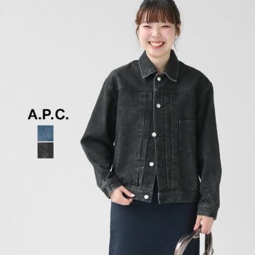 A.P.C. ブラック　デニムジャケット　 Lサイズ デニムジャケット｜UNISEXE / MANTEAUX & BLOUSONS｜A.P.C.