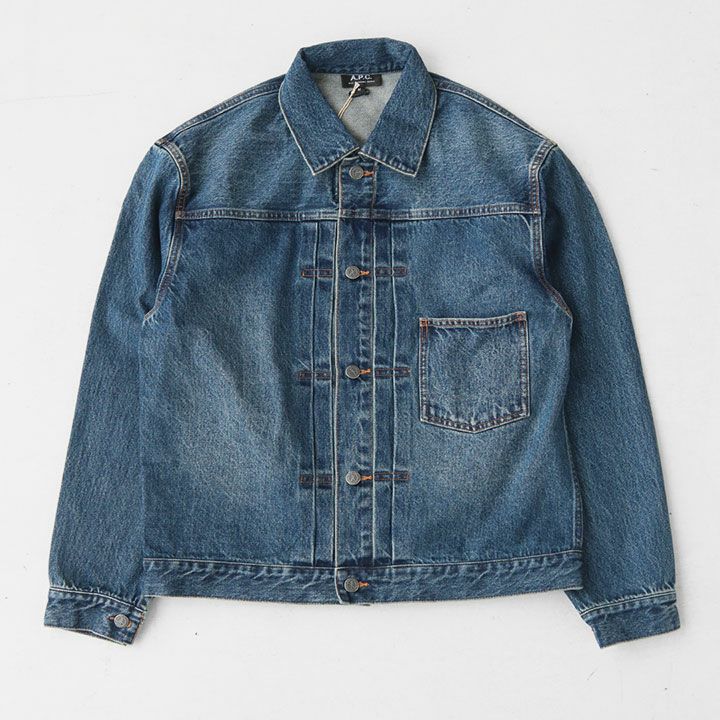 A.P.C. アーペーセー｜ウォッシュド デニムジャケット VESTEJEAN1ST
