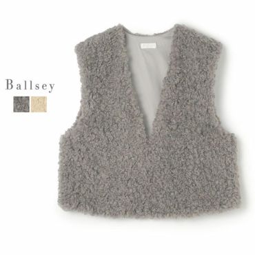 Ballsey(ボールジィ) ストレッチタックドット Vネック