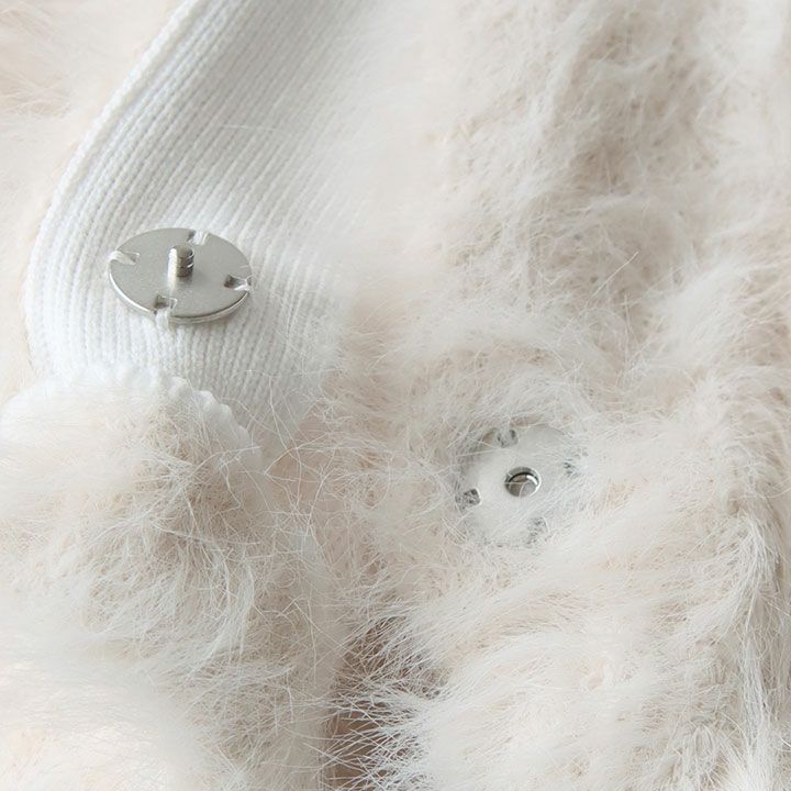 Ballsey ボールジィ｜フェザーヤーン ステンカラーカーディガン 11-02