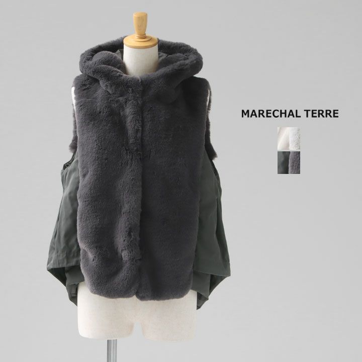 2025【MARECHAL TERRE 】マルシャルテル ファードッキングベスト MARECHAL TERRE】ファードッキングベスト | AND ON JIONE STORE