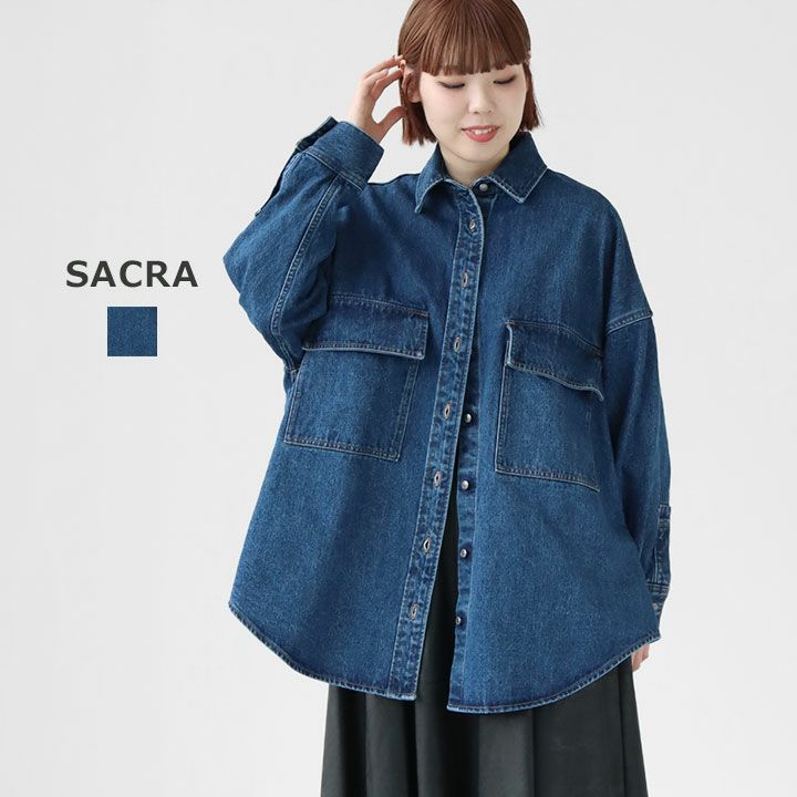美品 SACRA サクラ 24AW オーセンティック デニム シャツ ジャケット 楽天市場】【SALE！20%OFF】サクラ SACRA オーセンティック デニム