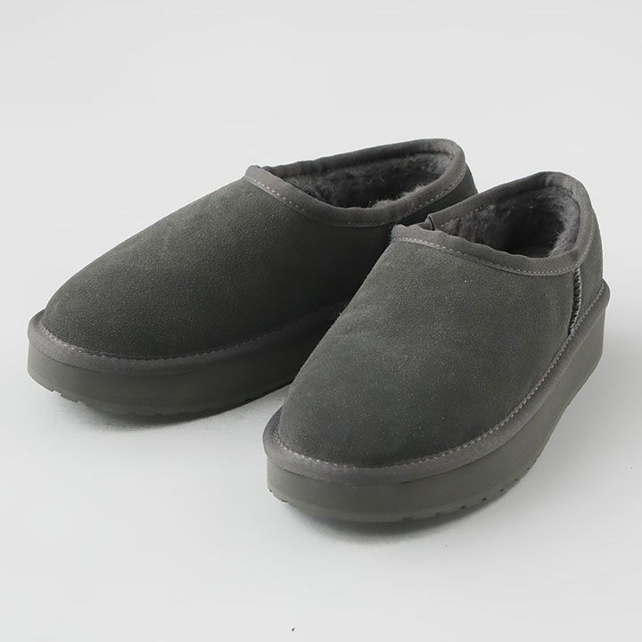 EMU Australia エミュオーストラリア  カウレザー メリノウール ムートン スリッポンシューズ w13253-kr 2025aw新作 ユニセックス クーポン対象 EMU Australia エミュオーストラリア｜カウレザー メリノウール