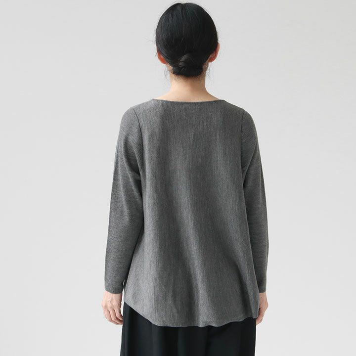 Ballsey ボールジィ｜シルケットウール ワイドプルオーバー 11-02-54