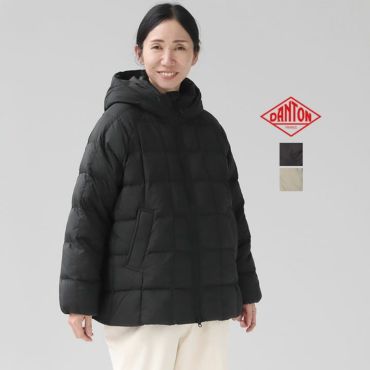 DANTON ダントン｜ナイロンタフタ スクエアキルト ダウンジャケット DT