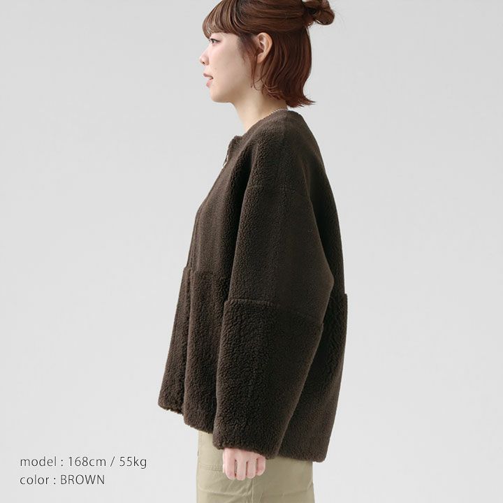 MICA & DEAL マイカアンドディール ノーカラー　ポンチョ　ウールコート MICA & DEAL マイカアンドディール ノーカラー ポンチョ ウールコート